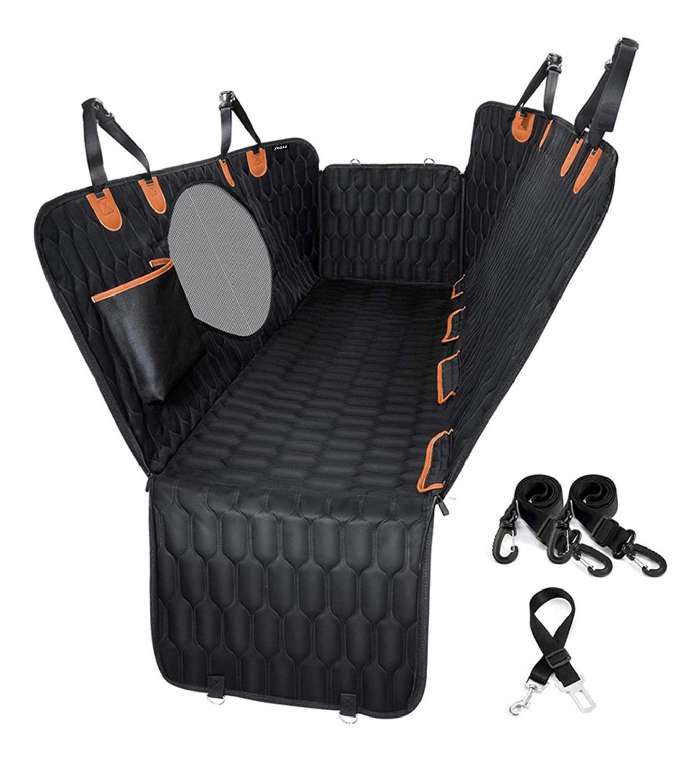 Funda Asiento Auto Mascotas Negra